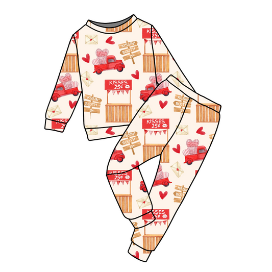 Valentine Print Jammie/Jogger Set