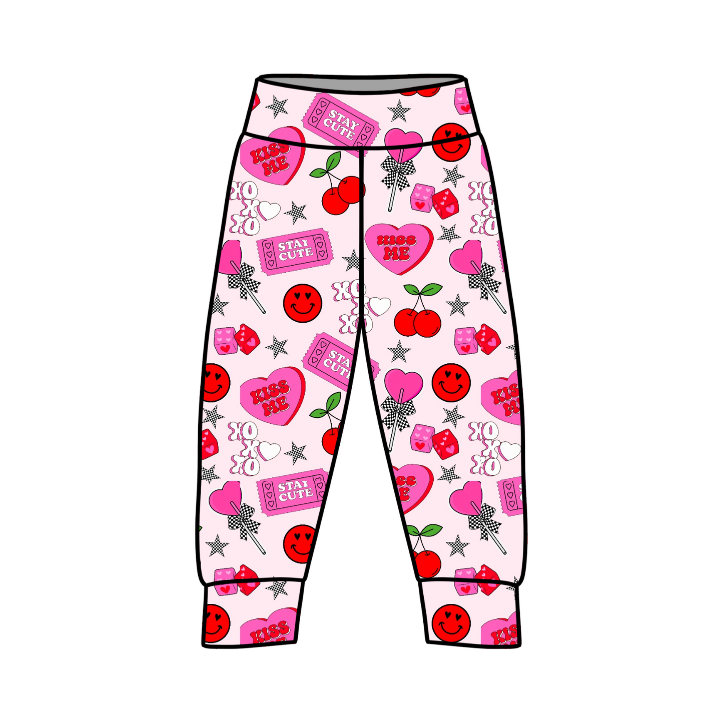 Valentine Print Leggings