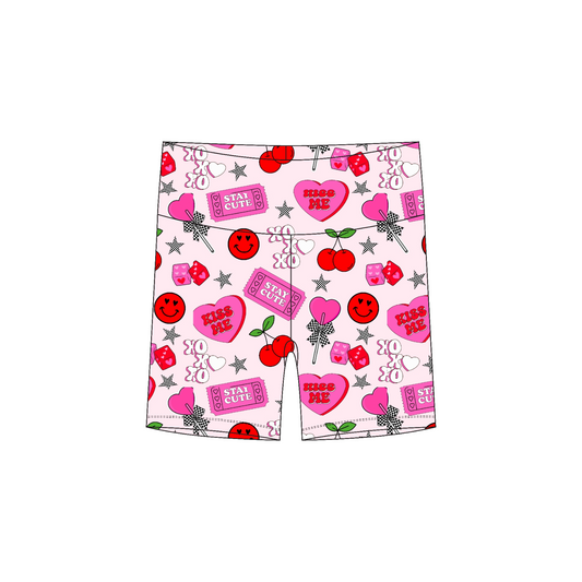 Girly Biker Shorts- Customizable