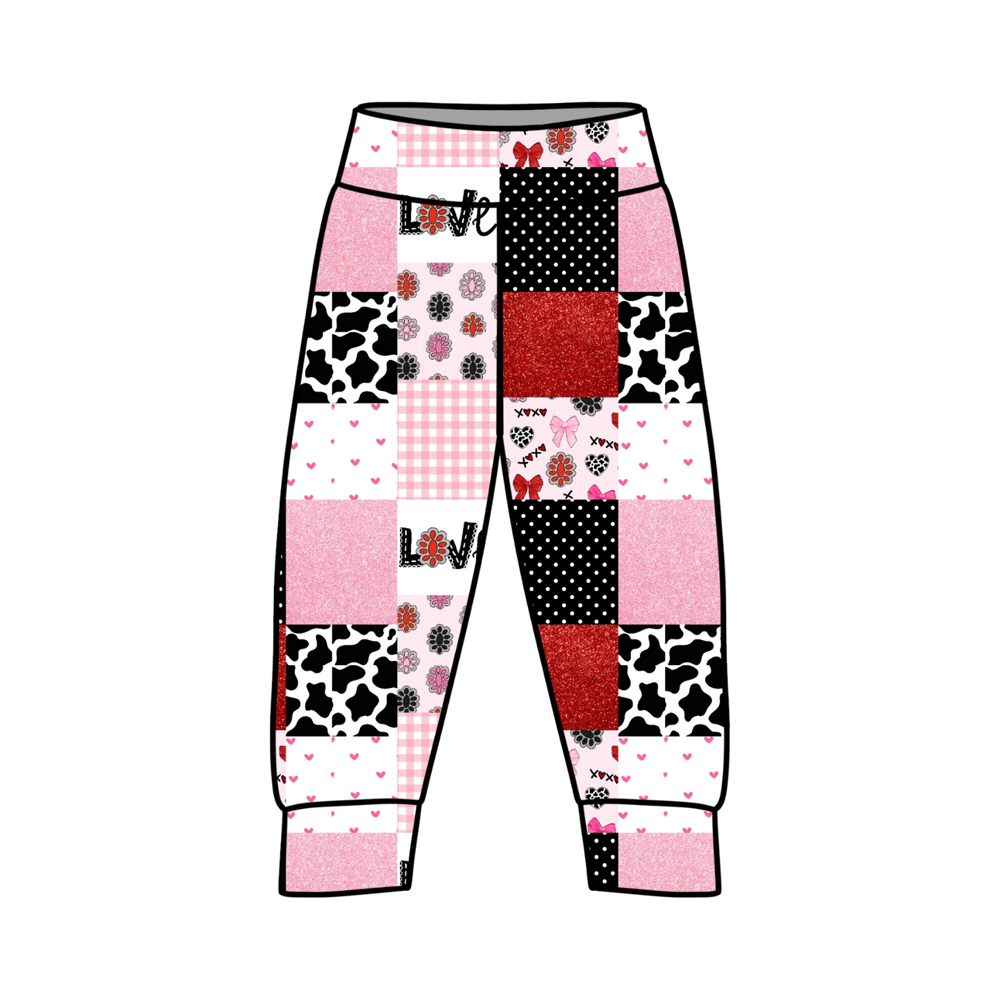 Valentine Print Leggings