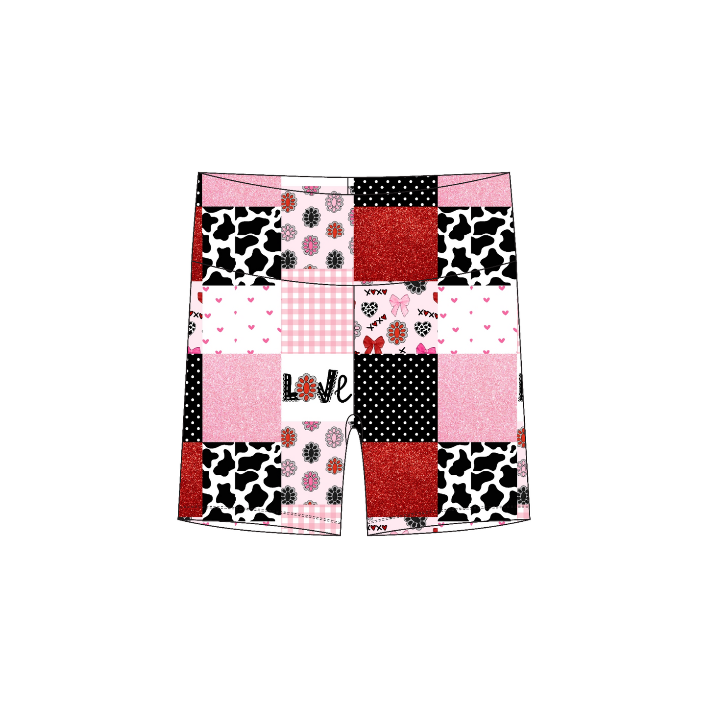 Girly Biker Shorts- Customizable