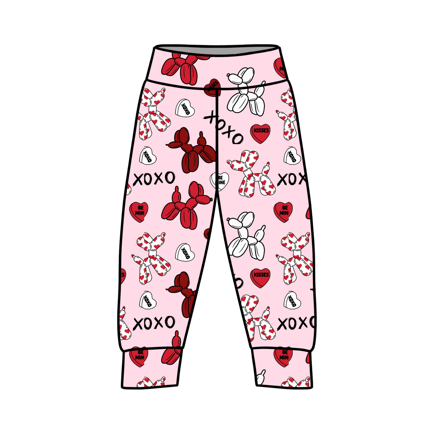 Valentine Print Leggings