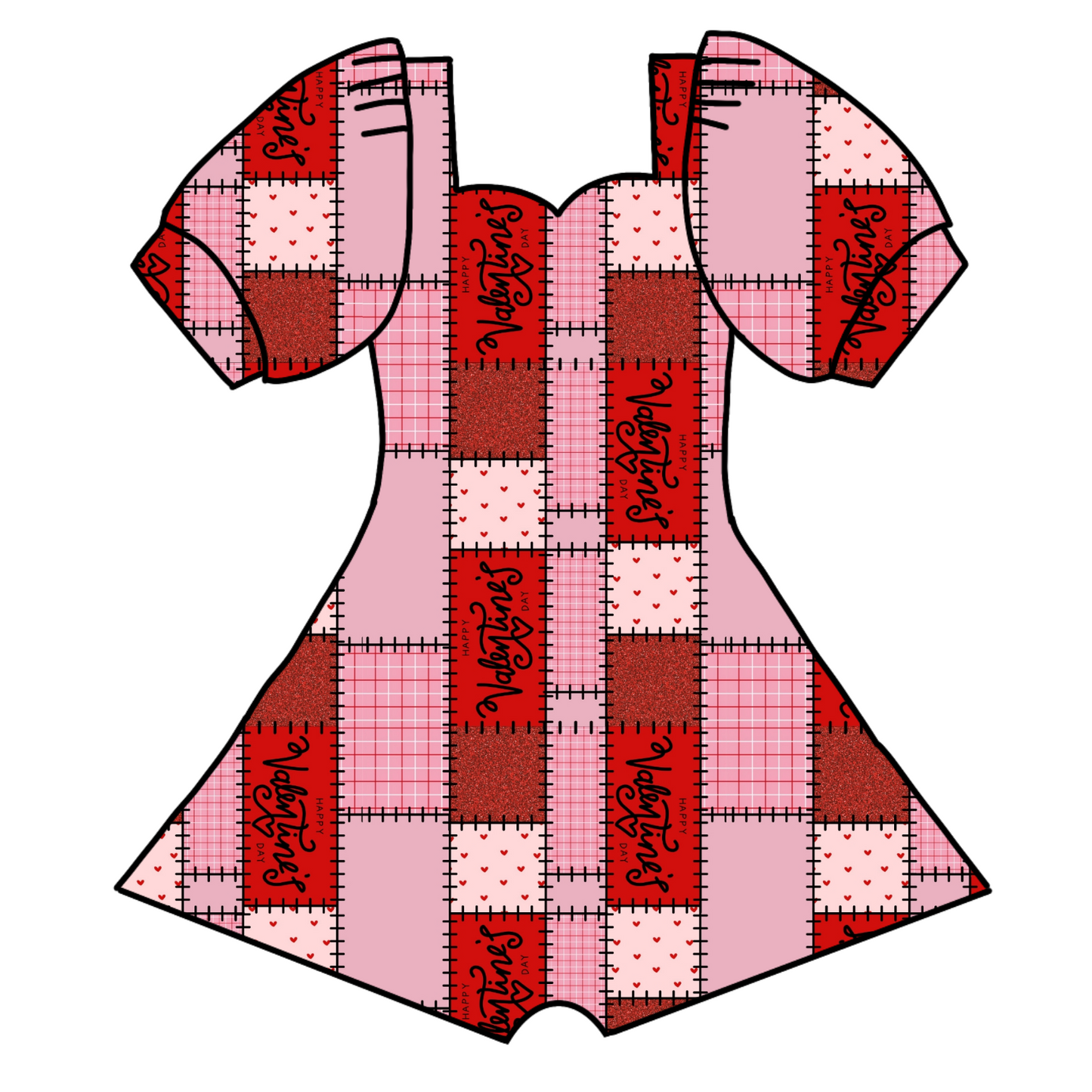 Valentine Aria Romper- Customizable