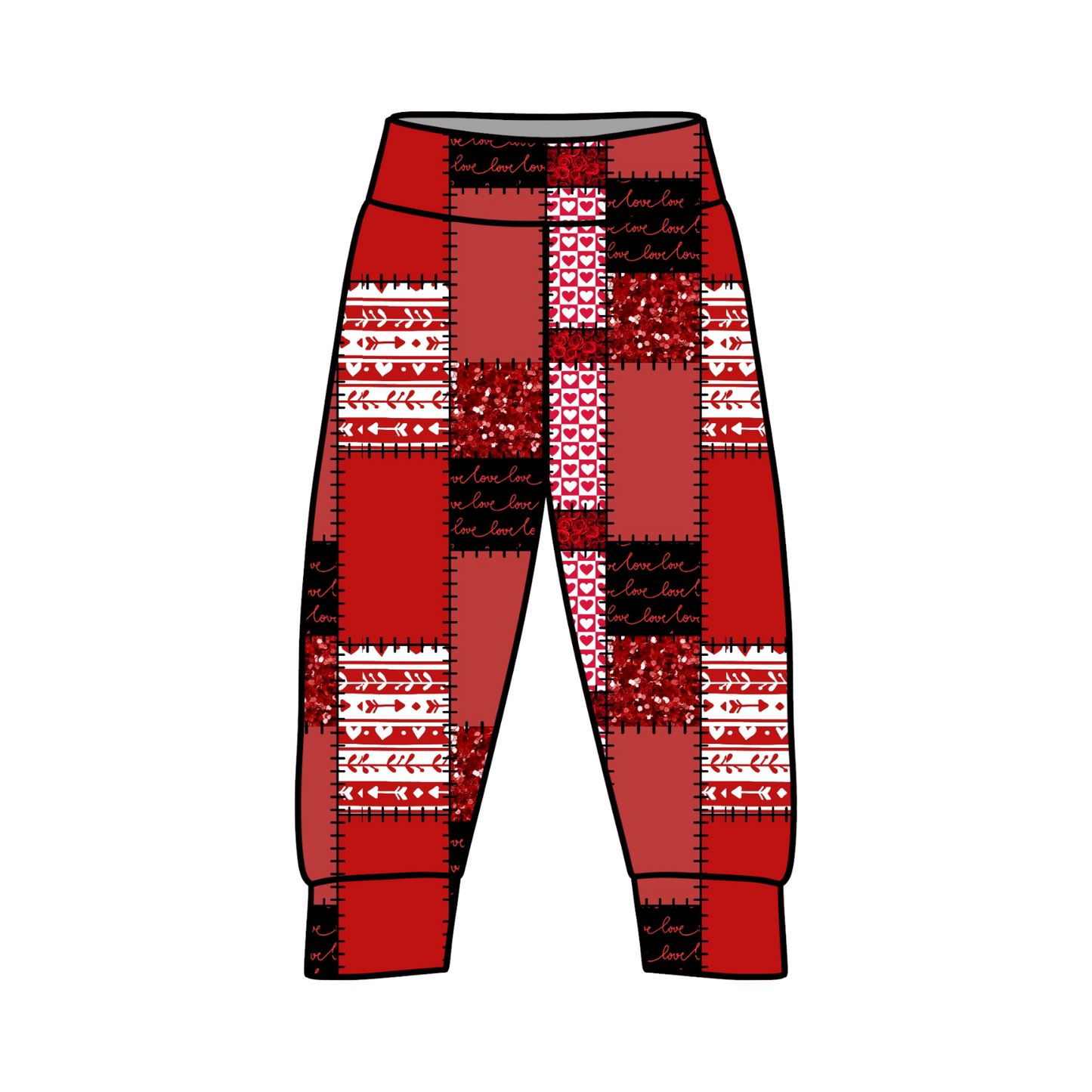 Valentine Print Leggings