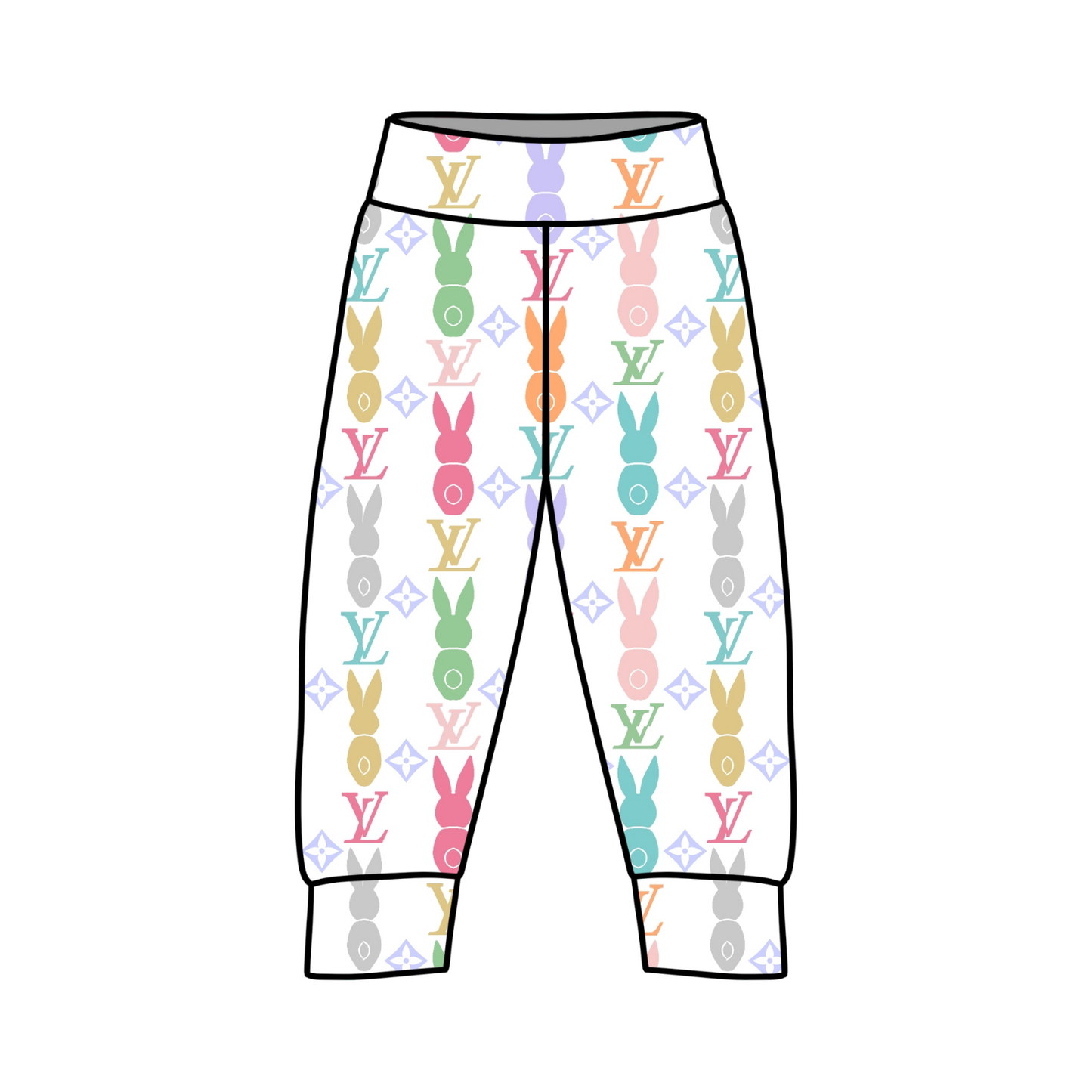 Easter Print Leggings