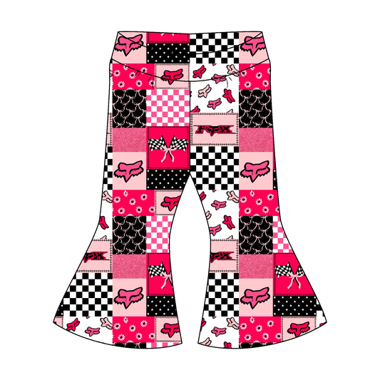 Retro All-Over Flare Pants- Customizable