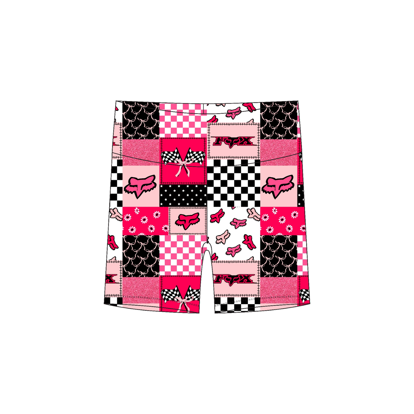 Girly Biker Shorts- Customizable