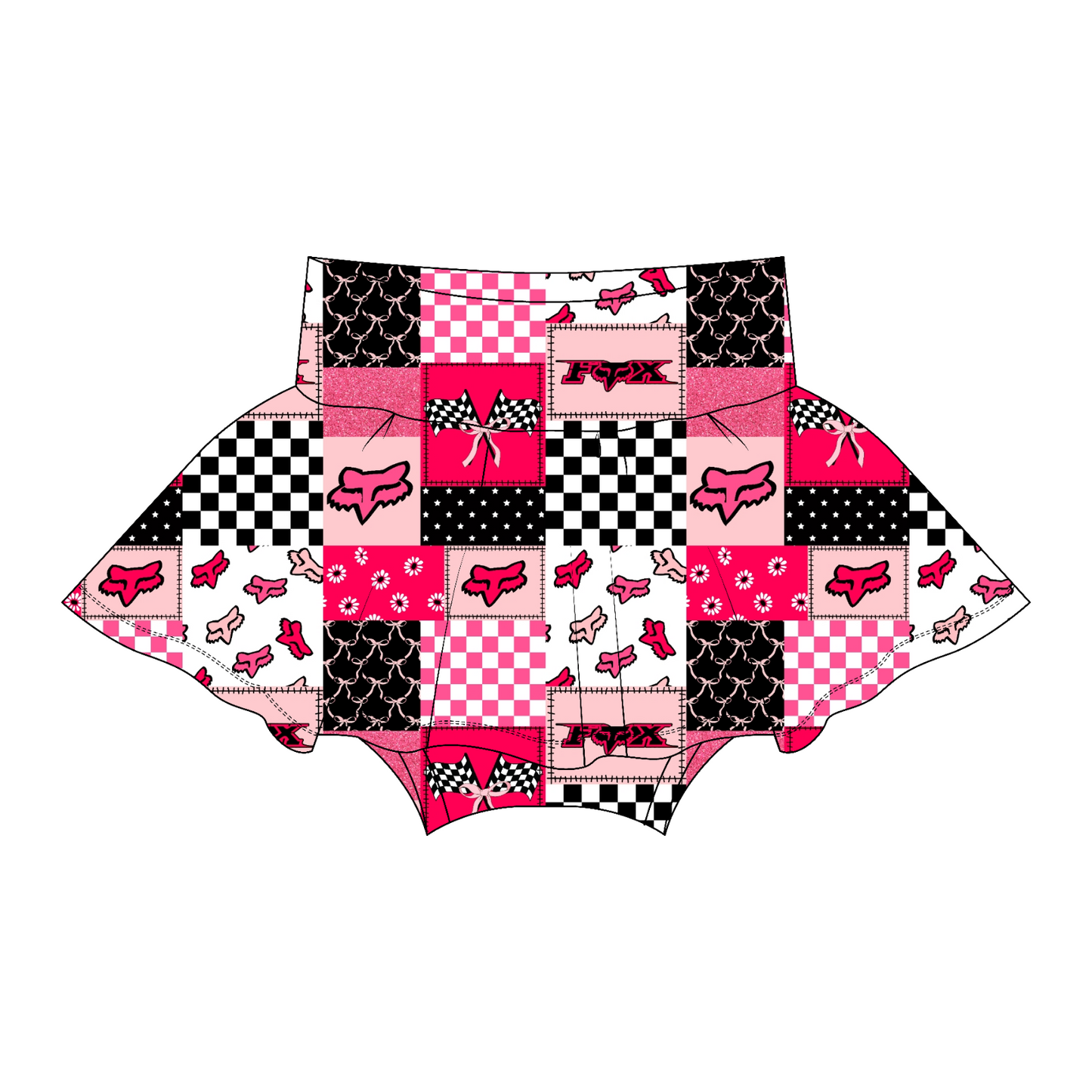 Girly Skirted Bummies- Customizable