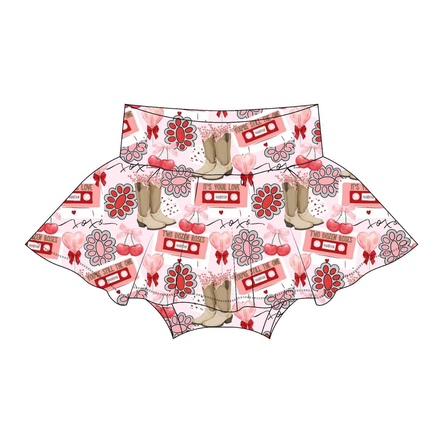 Girly Skirted Bummies- Customizable