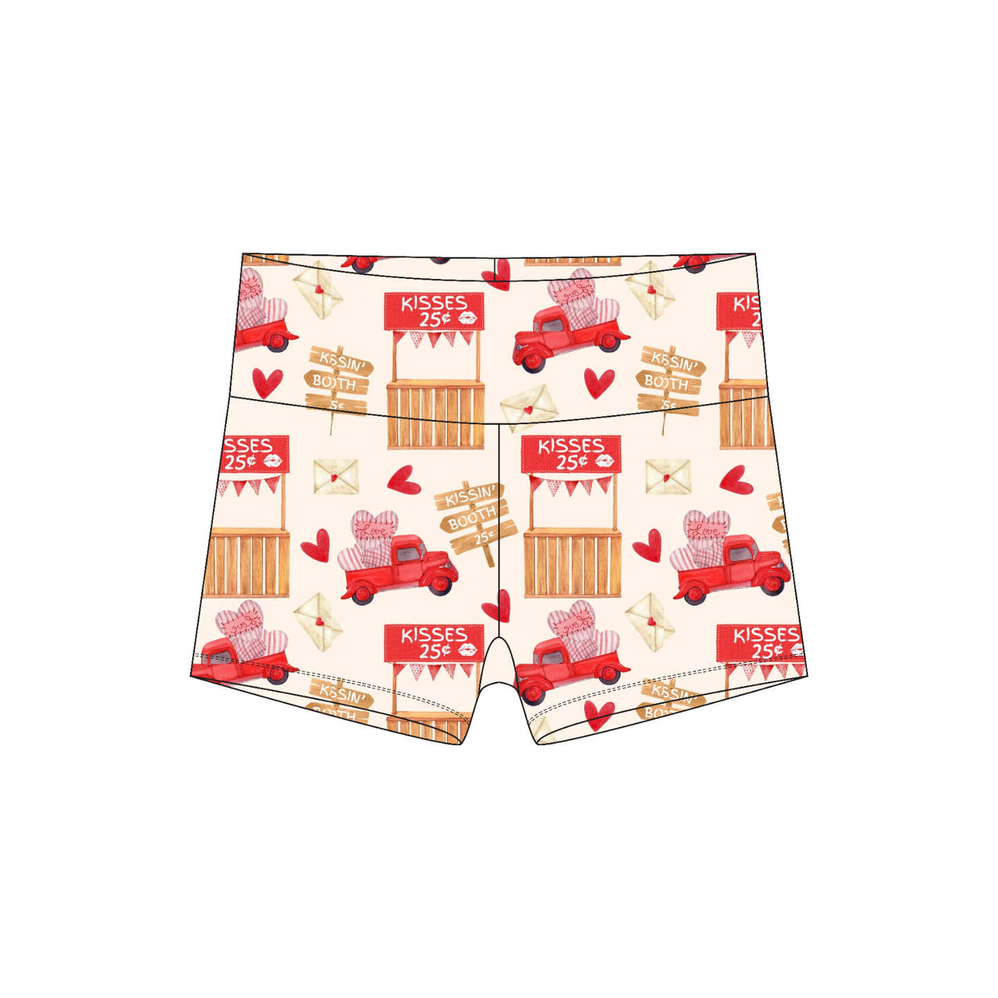 Girly Biker Shorts- Customizable