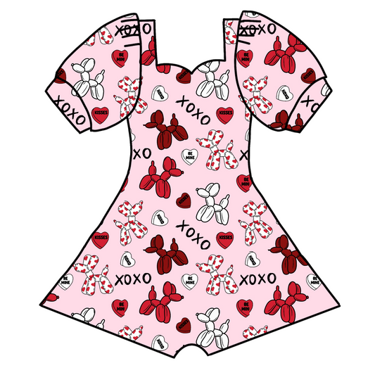 Valentine Aria Romper- Customizable