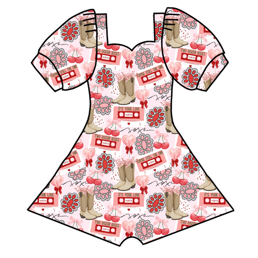 Valentine Aria Romper- Customizable