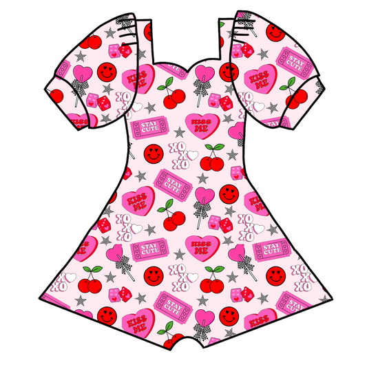 Valentine Aria Romper- Customizable